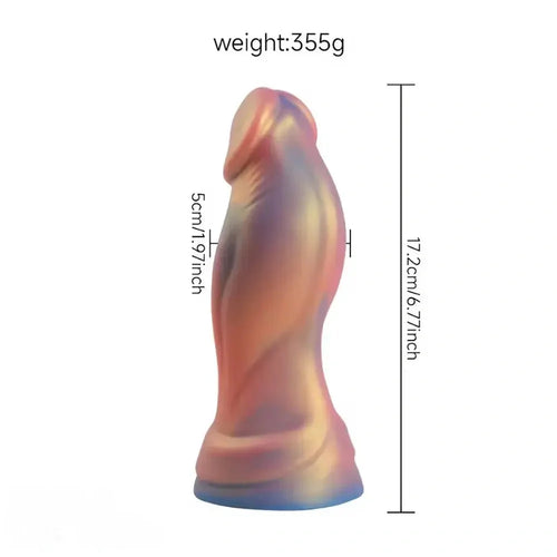 6.77in Silicone Spiked Soft Lifelike Dildo Female Backyard Anal Dildo