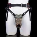 6.85in Monster Knot Strap on Hollow Silicone Dildo Sleeve For Adult Couples