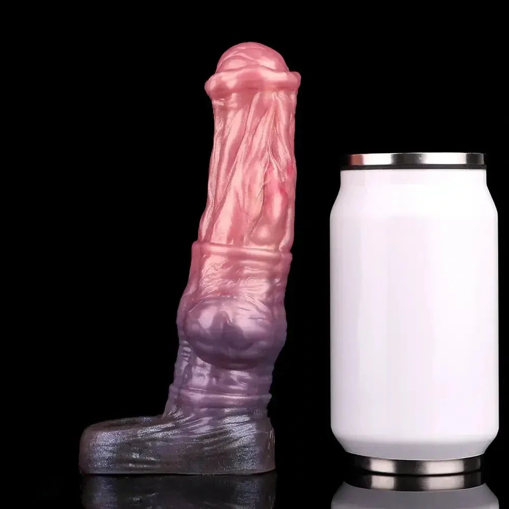 6.92in 8.34in 10in Horse Knot Silicone Dildo Sleeve Sexual Wellness Toy