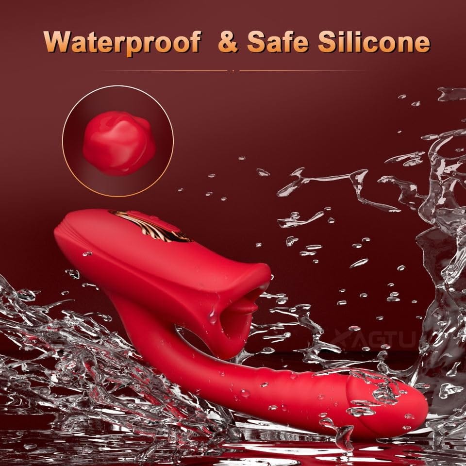 Rose Muncher Bite Vibrator G Spot Clitoris Stimulator