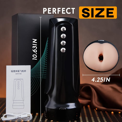 Flapper 7 Swinging 5 Squeezing and Sucking 5 Vibrating Girl on Top Male Masturbator
