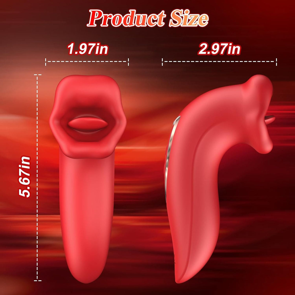 Rose Muncher - handheld Clitoral Vibrator for Oral Sex Pleasure