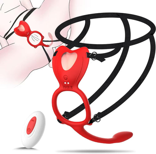 Wearable Panty Clitoral Anal Vibrator With Remote Control