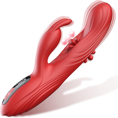3 In 1 Rabbit Flapping G Spot Vibrator
