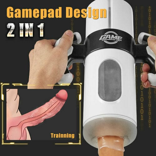 Clare Gamepad Telescopic Vibrating Masturbation Male Masturbator