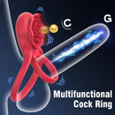 Rose Cock Ring Vibrator & Clit Stimulator