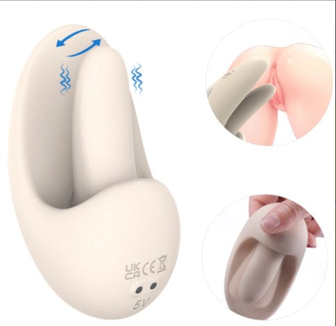 Tongue Shape Licking Nipples Clit Stimulation Vibrators For Women