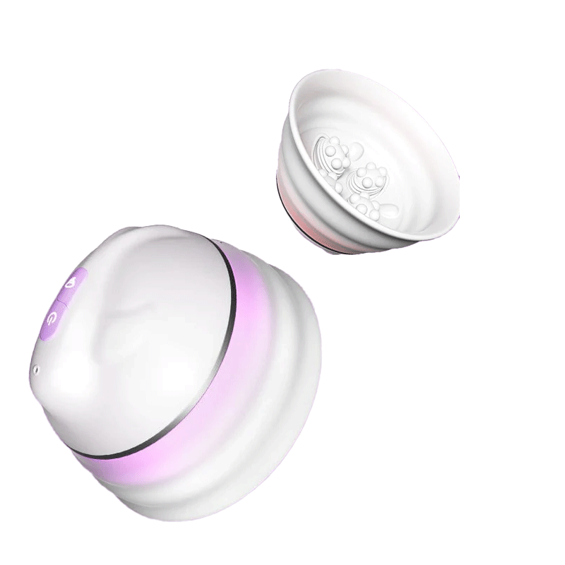 Angel 5 Vacuum Suction 10 Vibration Breast Massagers With Remote (A Pair)