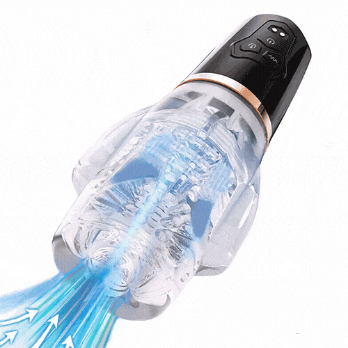 Gawk Gawk 5000 Sucking & Vibrating Transparent Male Masturbator