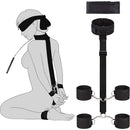 BDSM Kit Neck to Wrist Behind Back Collar Restraints Adjustable Set SM Play