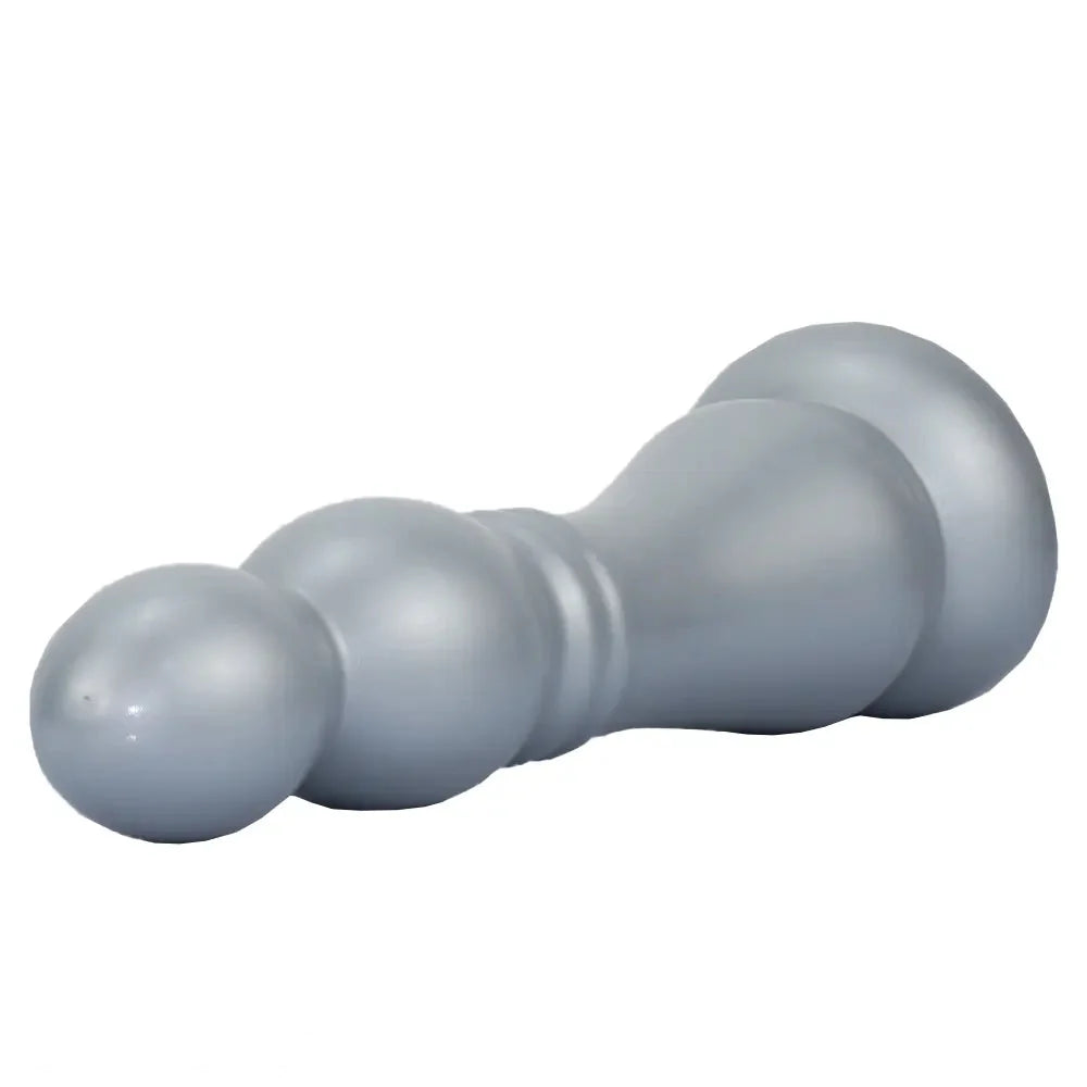7.04in 9.84in 12.79in Chess Shape Thick Anal Plug Dildo Vaginal Masturbator