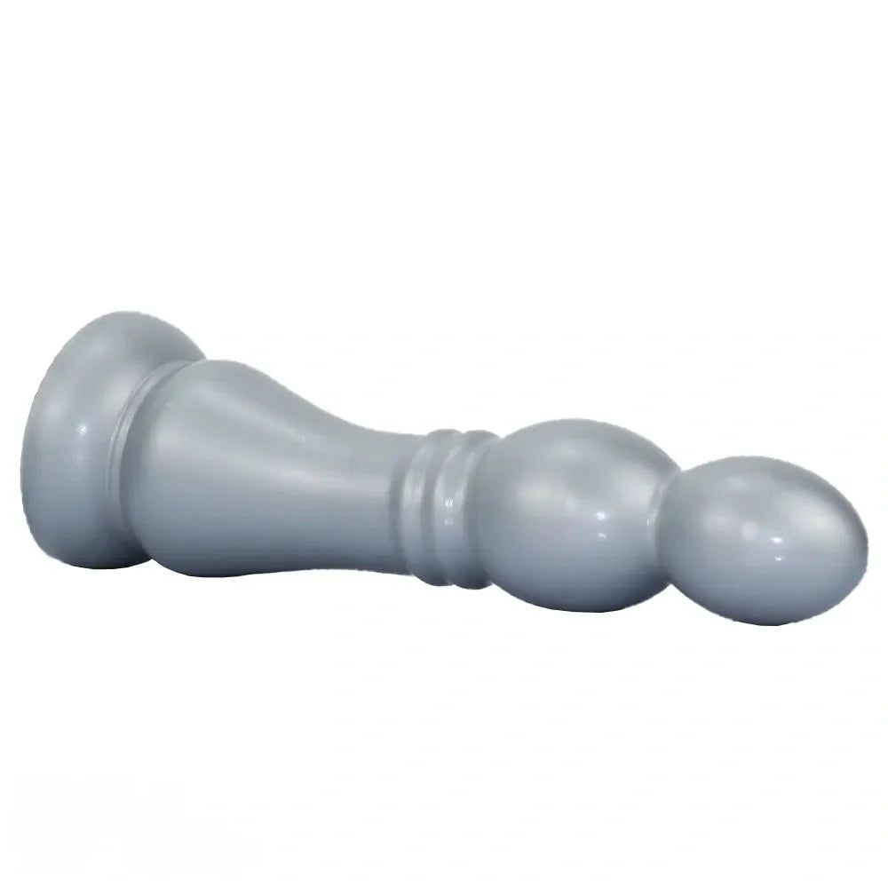 7.04in 9.84in 12.79in Chess Shape Thick Anal Plug Dildo Vaginal Masturbator