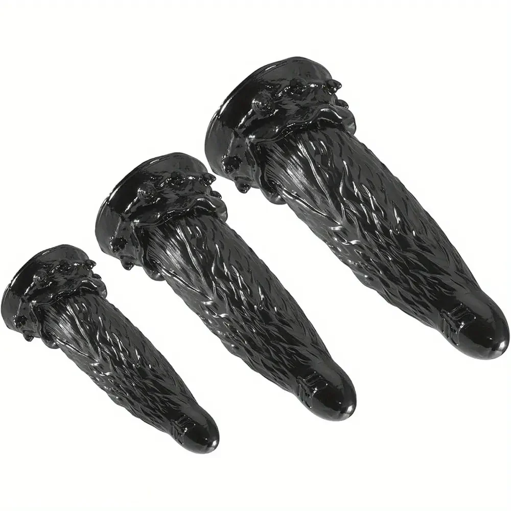 7.08in 9.8in 11.4in Monster Huge Fantasy Butt Plug Dildo For Anal Stretcher