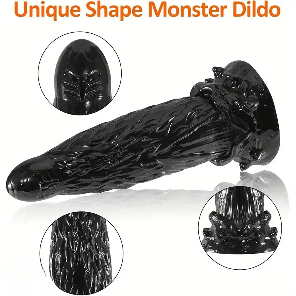 7.08in 9.8in 11.4in Monster Huge Fantasy Butt Plug Dildo For Anal Stretcher