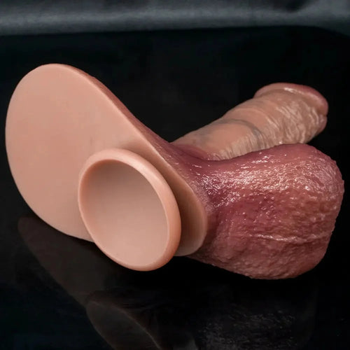 7.08in Fantasy Realistic Strap on Silicone Dual Layer Dildo For Women Intimate