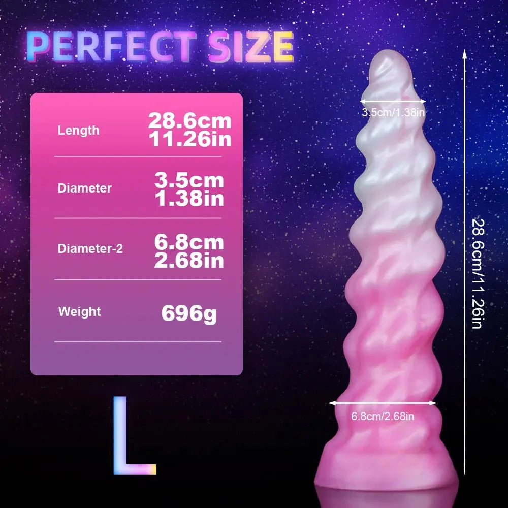 7.09in 9.05in 11.26in SML Silicone Fantasy Real Soft Cock Dildo For Gay