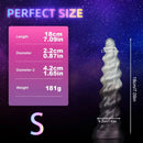 7.09in 9.05in 11.26in SML Silicone Fantasy Real Soft Cock Dildo For Gay