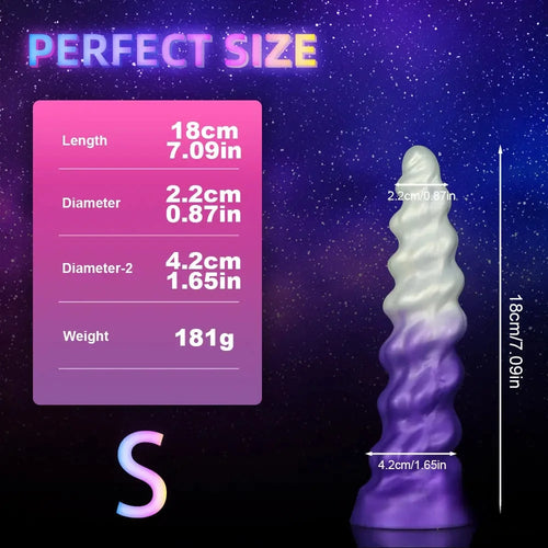 7.09in 9.05in 11.26in SML Silicone Fantasy Real Soft Cock Dildo For Gay