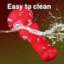 7.09in Lifelike Animal Penis Dog Knot Liquid Silicone Dildo For Couples