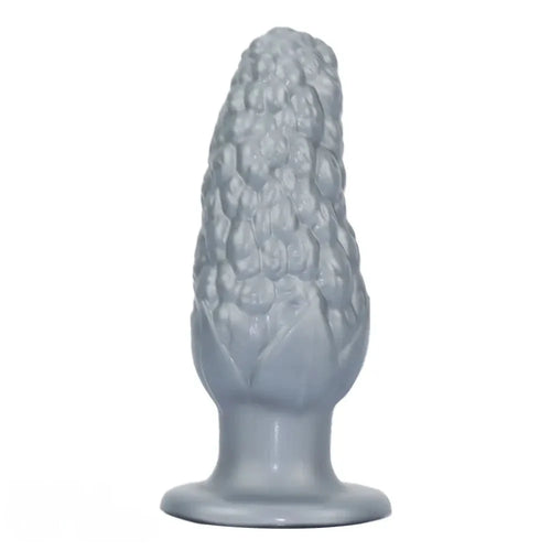 7.16in Graininess Raised Particles Reminiscent Corn Silicone Butt Plug Dildo
