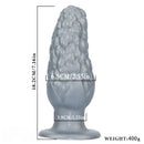 7.16in Graininess Raised Particles Reminiscent Corn Silicone Butt Plug Dildo