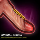 7.16in Lifelike Penis Powerful Sucker Dildo For Beginners Toy