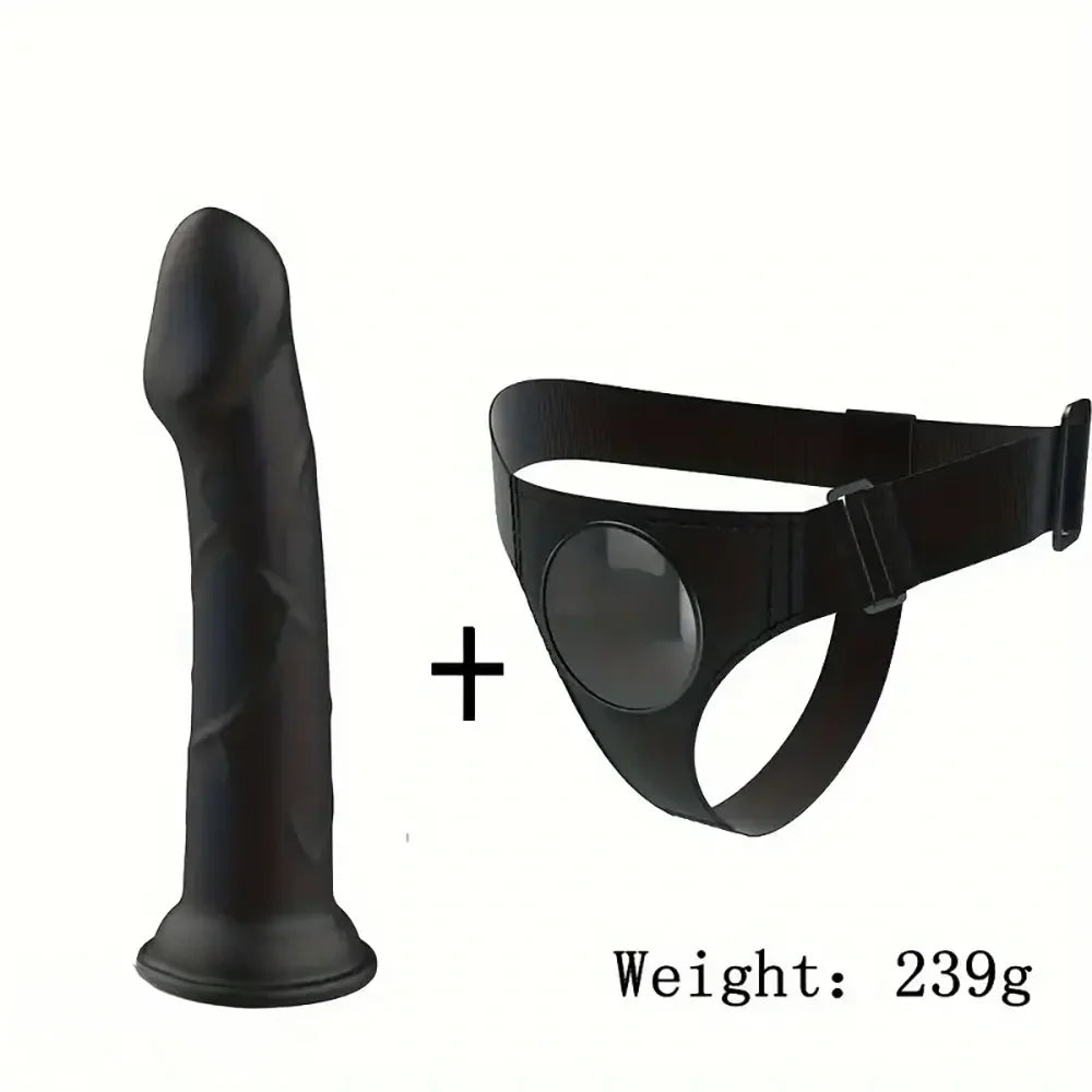 7.1in Real Removable Strap On Dildo For Women G Spot Vaginal Stimulate