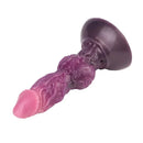 7.24in Fantasy Dog Knot Squeezing Inflatable Alien Penis Dildo For Clit