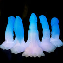 7.28in 9.44in Dinosaur Luminous Monster Soft Silicone Female Dildo