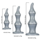7.28in 9.84in 11.81in Silicone Soft Anal Plug Dildo Clitoris Vaginal Masturbator