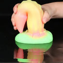 7.28in Colorful Silicone Dragon Monster Animal Dildo For Prostate Massage