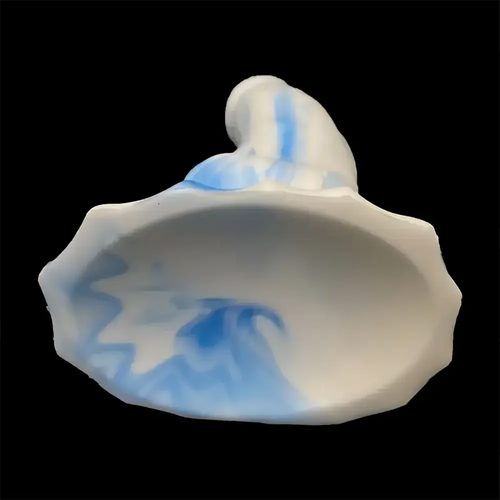 7.28in Dolphin-Shaped Liquid Silicone Soft Dildo For Hands-Free Play