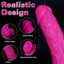 7.28in Feels Like Skin Body-Safe Realistic Dildo For Hands-Free Play