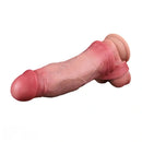7.28in Flesh Lifelike Male Penis Sleeve Dildo For Prolong Ejaculating Time