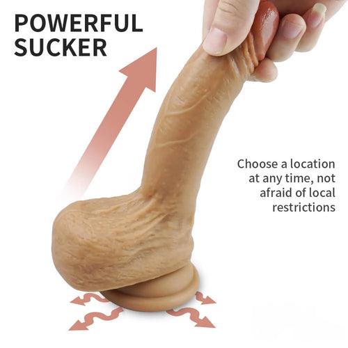 7.28in Lifelike Men Penis Dildo For Women Masturbation Using Love Time