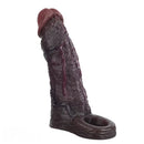 7.36in Soft Dildo Sheath With Ejaculation Ring For Pleasure & Discreet Use
