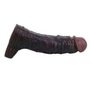 7.36in Vibrating Dildo Sleeve Friendly Flexible Rooster Veins Dildo Sleeve