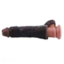 7.36in Vibrating Dildo Sleeve Friendly Flexible Rooster Veins Dildo Sleeve