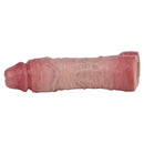 7.36in Vibrating Realistic Remote Silicone Hollow Dildo Sleeve Extender