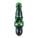 7.38in Alien-Like Colorful Bumps Liquid Silicone Dual-Use Dildo For Men