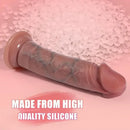 7.3in Realistic Dual Layer Massage Silicone Soft G Spot Vaginal Dildo