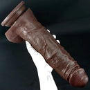 7.48in 8.46in 10.03in 11.22in Real Curved Silicone Strap on Dildo Love Toy
