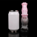 7.48in Horse Cock Silicone Sleeve Soft Leather Armor Style Hollow Sleeve