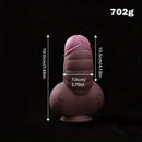 7.48in Realistic Fantasy Penis Liquid Silicone Soft Odd Cock Thick Dildo