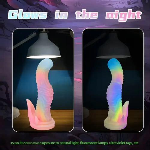 7.4in 8.5in Alien Dinosaur Tentacle Animal Silicone Anal Plug Dildo