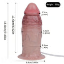 7.4in Lifelike Liquid Silicone Spraying Cum Wide Realistic Vein Female Dildo