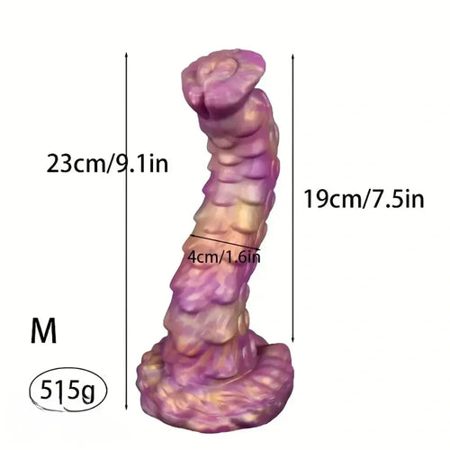7.5in 9.1in 10.6in Liquid Silicone Soft Simulation Big Fantasy Soft Tentacle Dildo