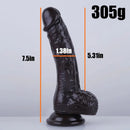 7.5in Curved PVC Female Masturbator Suction Cup Dildo For Women
