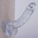 7.5in Curved PVC Female Masturbator Suction Cup Dildo For Women
