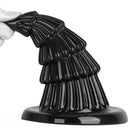 7.67in Christmas Tree PVC Black Extra Butt Plug Dildo With Suction Cup